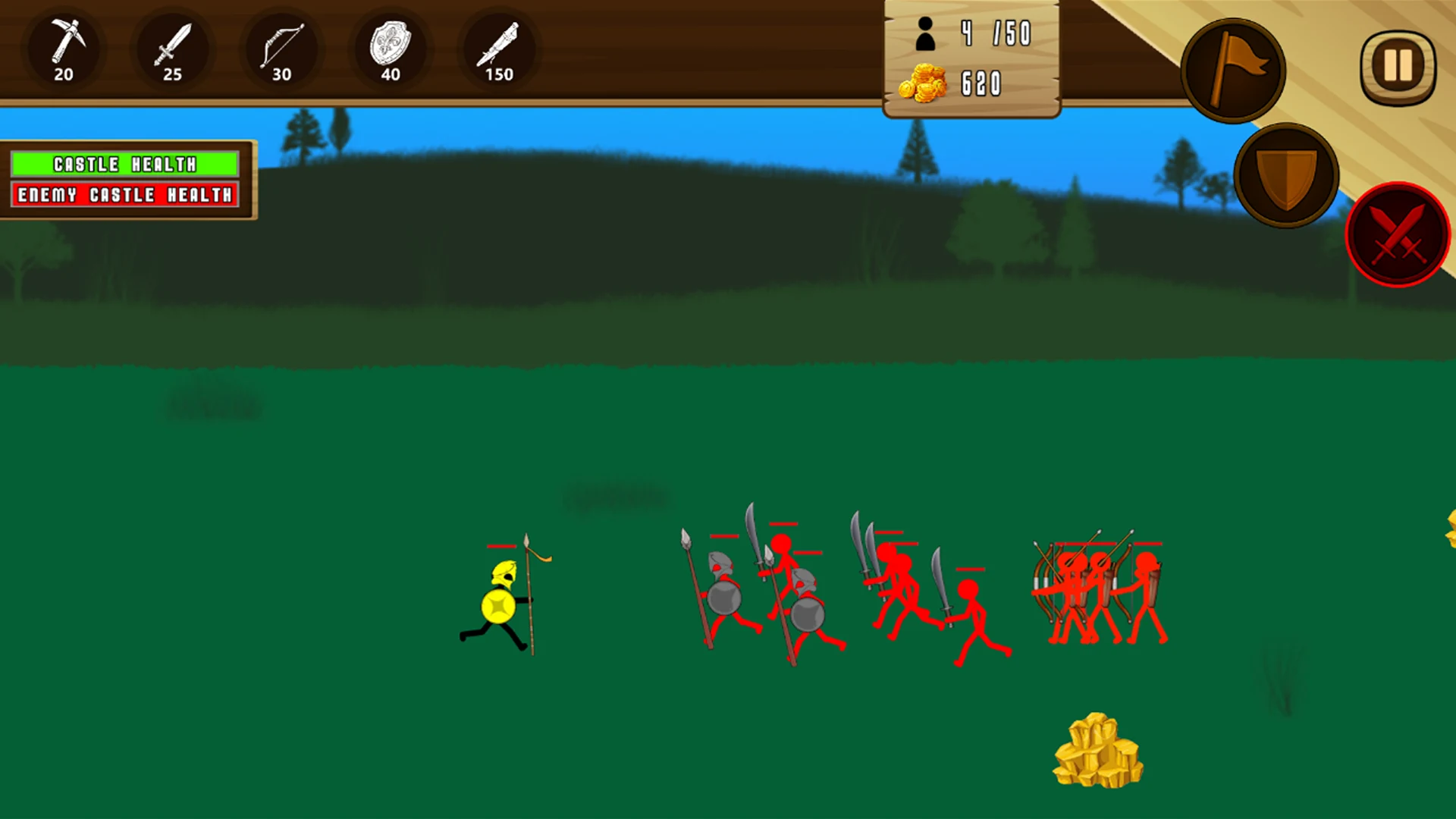 Stick Castles: Army Battle TD screenshot