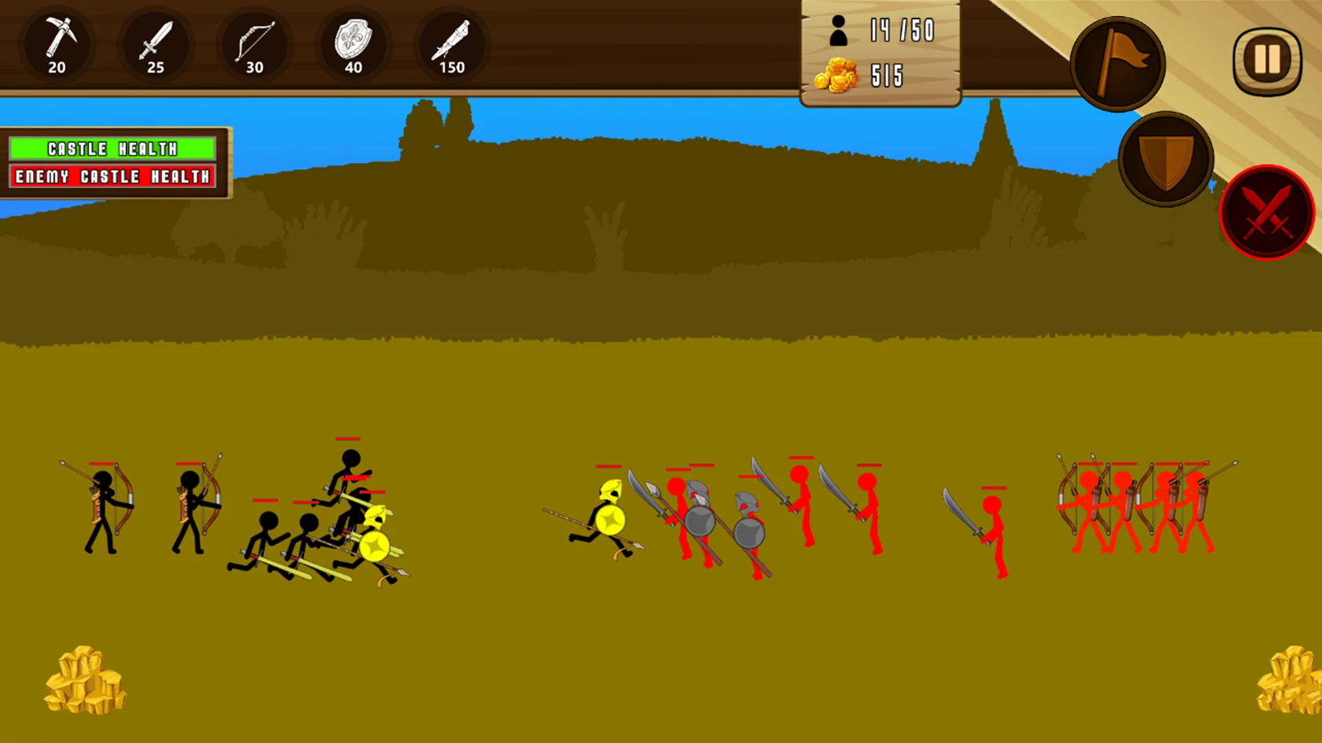 Stick Castles: Army Battle TD screenshot